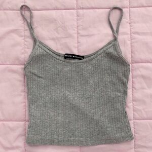 Brandy Melville gray tank top